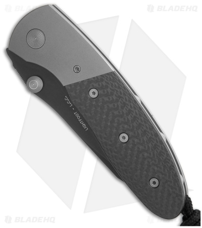 Microtech Lightfoot Compact Combat LCC Manual Knife (3.5" Black Serr) 08/2002