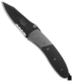 Microtech Lightfoot Compact Combat LCC Manual Knife (3.5" Black Serr) 08/2002