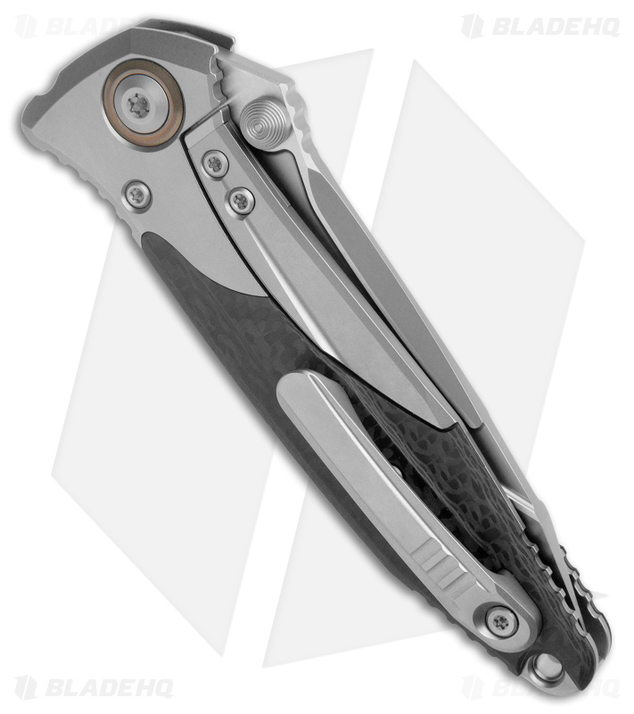 Microtech Socom Bravo Tanto Frame Lock Knife Titanium/CF (4" BB Serrated) 