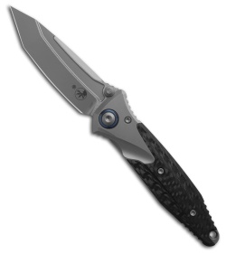 Microtech Socom Bravo Mini T/E Frame Lock Knife CF/Ti (3.4" Black/Gray)