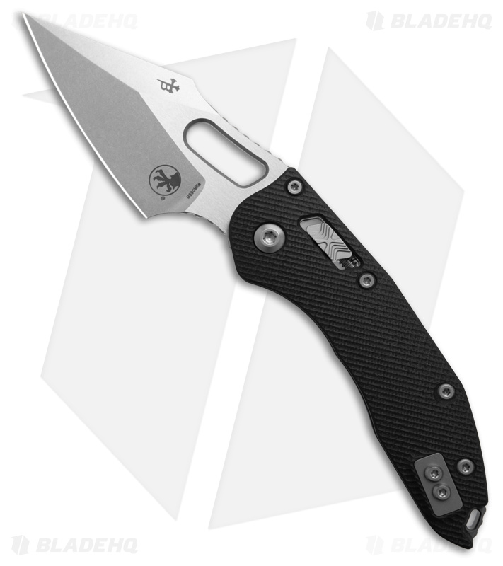 Microtech Stitch Ram-Lok Knife Black  G-10 (3.7" Stonewash)