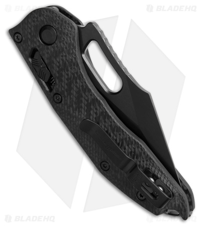 Microtech Stitch Ram-Lok Knife Fluted Carbon Fiber (3.7" Black DLC)