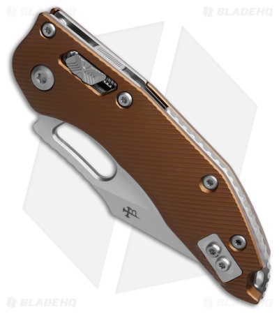 Microtech Stitch Ram-Lok Knife Fluted Tan Aluminum (3.7" Stonewash Serr)