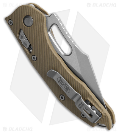 Microtech Stitch Ram-Lok Knife OD Green G-10 (3.7" Stonewash)