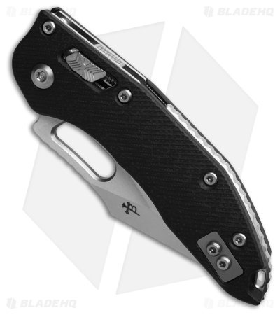 Microtech Stitch Ram-Lok S/E Knife Black Fluted G-10 (3.7" Stonewash Serr)