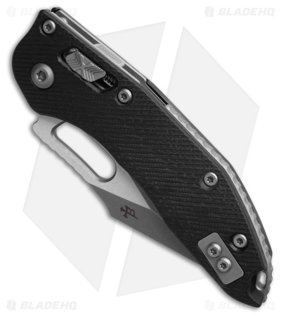 Microtech Stitch Ram-Lok S/E Knife Fluted Black G-10 (3.7" Apocalyptic Serr)