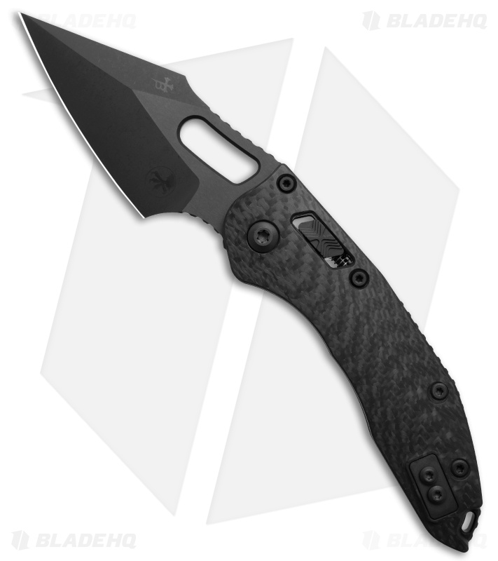 Microtech Stitch Ram-Lok Knife Carbon Fiber (3.7" Black DLC)