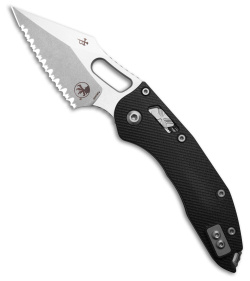 Microtech Stitch Ram-Lok Black Frag G-10 SW Serr - Blade HQ