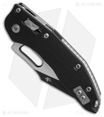 Microtech Stitch Ram-Lok S/E Knife Flute Black G-10 (3.7" Two-Tone Serr)