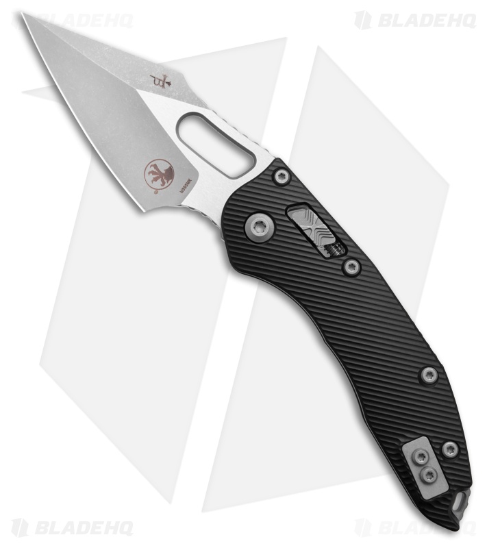 Microtech Stitch Ram-Lok S/E Knife Fluted Black Aluminum (3.7" Stonewash)