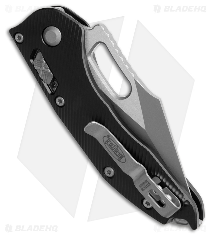 Microtech Stitch Ram-Lok S/E Knife Fluted Black Aluminum (3.7" Apocalyptic)