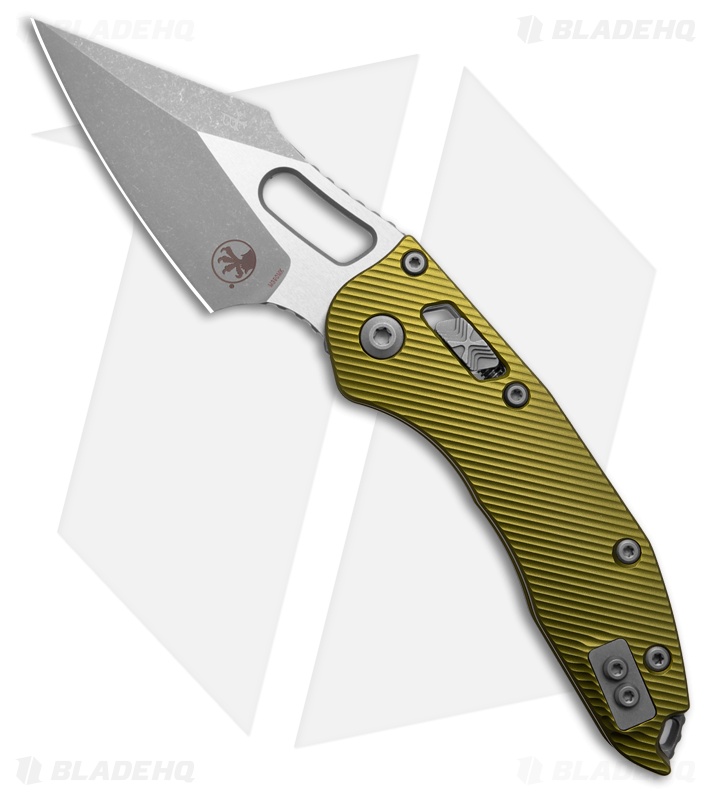 Microtech Stitch S/E Ram-Lok Knife Fluted OD Green Aluminum (3.7" Apocalyptic)