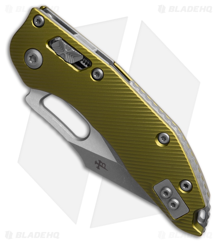 Microtech Stitch S/E Ram-Lok Knife Fluted OD Green Aluminum (3.7" Apocalyptic)