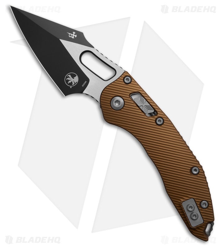 Microtech Stitch Ram-Lok Tan Al Wharncliffe Two-Tone
