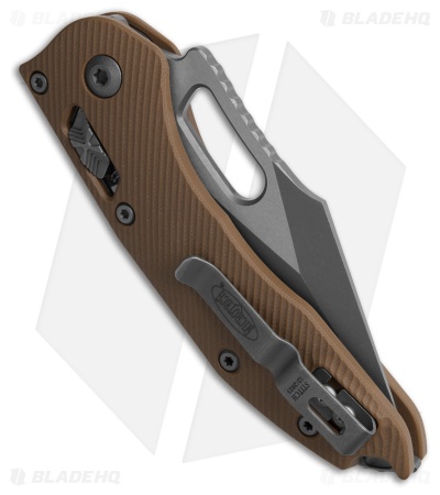 Microtech Stitch Ram-Lok Knife Fluted Tan G-10 (3.75" Apocalyptic)