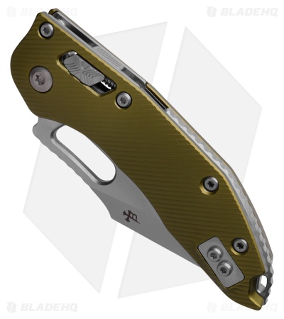 Microtech Stitch S/E Ram-Lok Knife Fluted OD Green Aluminum (3.7" SW Serr)