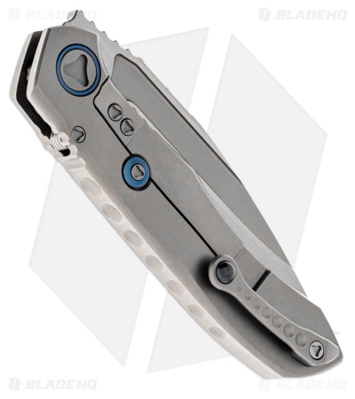 Microtech Anax S/E Frame Lock Knife Titanium + CF Inlay (3.8" Satin)