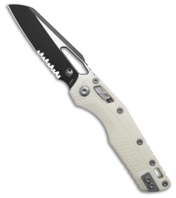 Microtech MSI Ram-Lok Knife White Polymer (3.9" Black Serr)