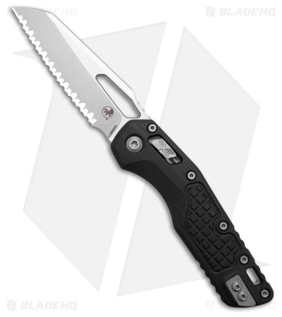Microtech MSI Knife Black G-10 SW Full Serr - Blade HQ