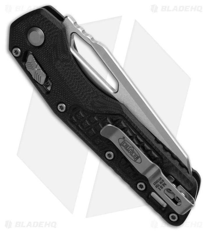 Microtech Standard Issue MSI Ram-Lok Knife Frag Black G-10 (3.8" Serrated)