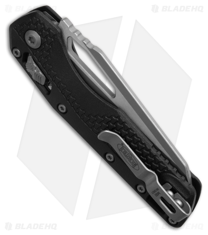 Microtech Standard Issue MSI Ram-Lok Knife Black Polymer (3.9" Apocalyptic Serr)