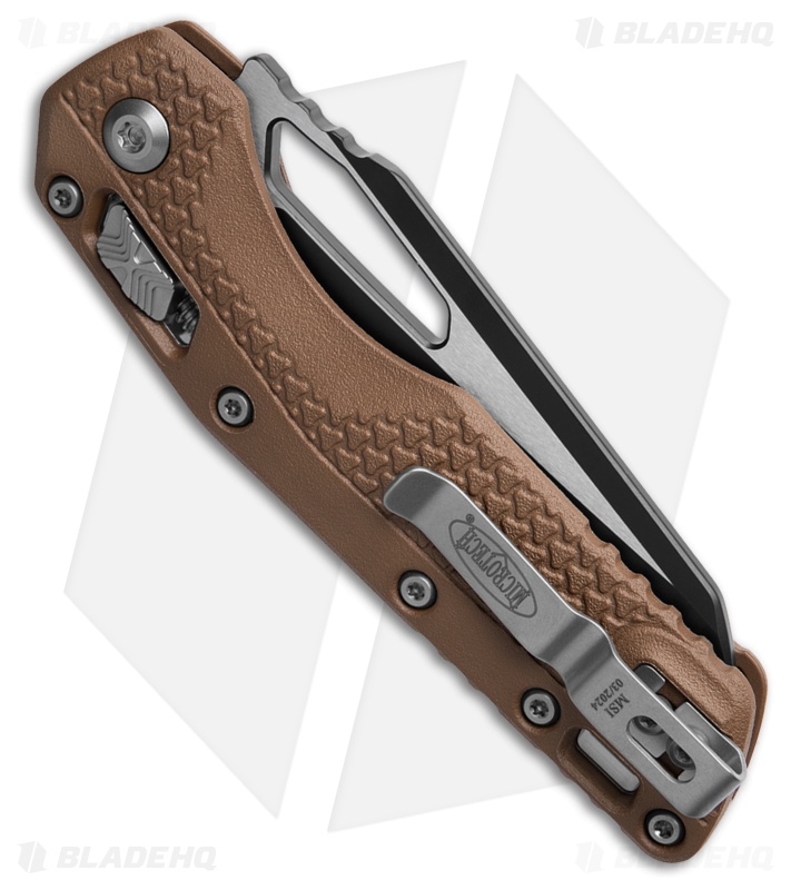 Microtech MSI Ram-Lok Knife Brown Polymer (3.9" Two-Tone)