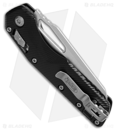 Microtech Standard Issue MSI Ram-Lok Knife Fluted Black Aluminum (3.8" SW Serr)