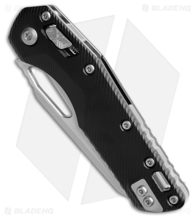 Microtech Standard Issue MSI Ram-Lok Knife Fluted Black Aluminum (3.8" SW Serr)