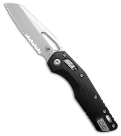 Microtech Standard Issue MSI Ram-Lok Knife Fluted Black Aluminum (3.8" SW Serr)