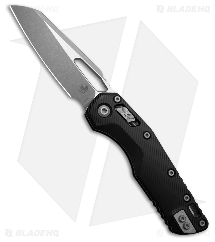 Microtech Standard Issue MSI Ram-Lok Knife Fluted Black Aluminum (3.9" Apoc)