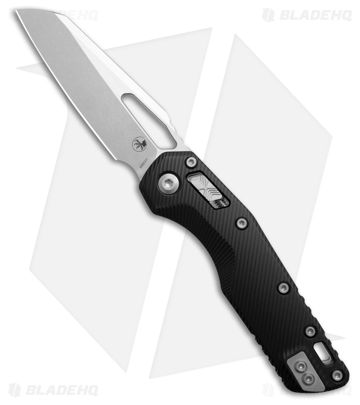 Microtech Standard Issue MSI Ram-Lok Knife Fluted Black Aluminum (3.8" SW)