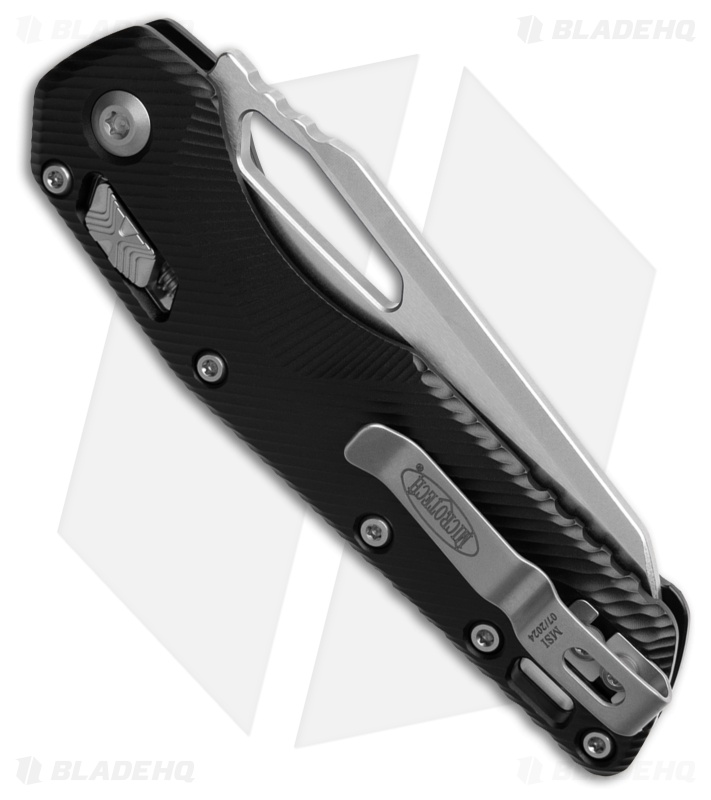 Microtech Standard Issue MSI Ram-Lok Knife Fluted Black Aluminum (3.8" SW)