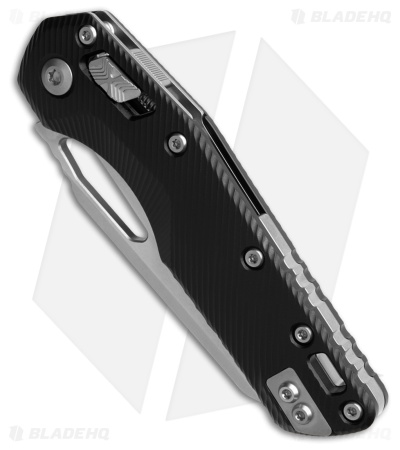 Microtech Standard Issue MSI Ram-Lok Knife Fluted Black Aluminum (3.8" SW)