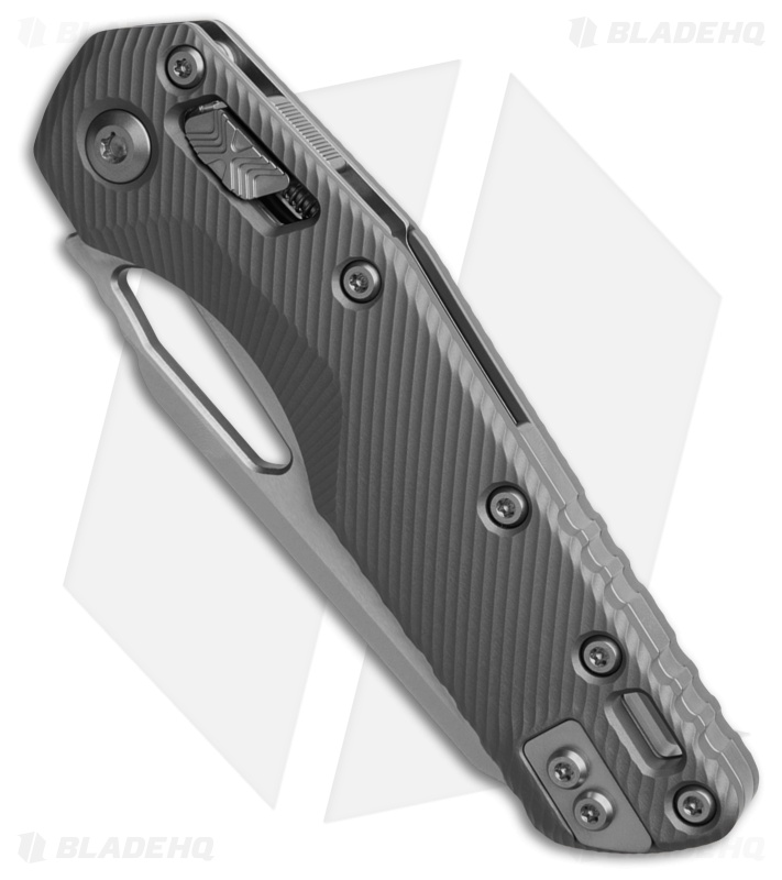 Microtech MSI Knife Fluted Natural Clear Aluminum