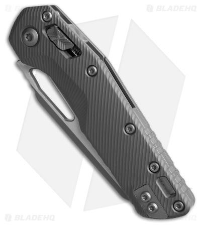 Microtech Standard Issue MSI Ram-Lok Knife Fluted Natural Clear Al(3.8" AP Serr)