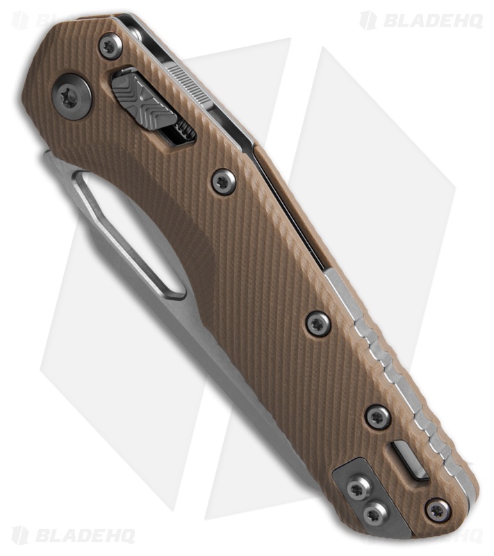 Microtech Standard Issue MSI Ram-Lok Knife Fluted Tan G-10 (3.8" SW Serrated)