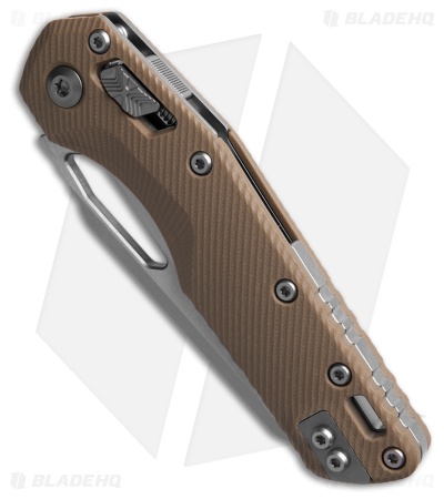 Microtech Standard Issue MSI Ram-Lok Knife Fluted Tan G-10 (3.8" SW Serrated)