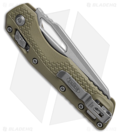 Microtech MSI Ram-Lok Knife OD Green Polymer (3.9" Stonewash Serr)