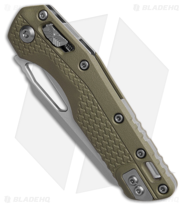 Microtech MSI Ram-Lok Knife OD Green Polymer (3.9" Stonewash Serr)