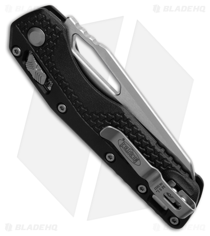 Microtech Standard Issue MSI Ram-Lok Knife Black Polymer  (3.9" SW Full Serr)