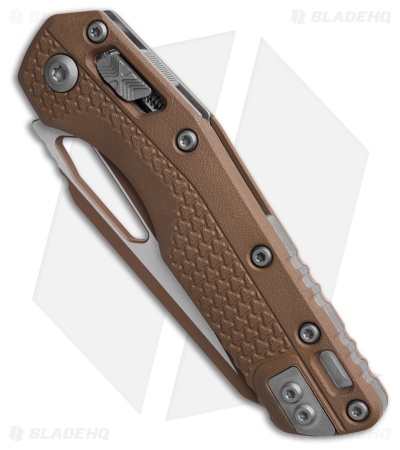 Microtech MSI Ram-Lok Knife Brown Polymer (3.9" Dark Earth Serr)