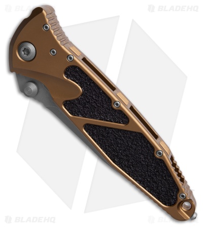 Microtech Socom Elite Manual Knife Tan Aluminum (4" Apocalyptic)