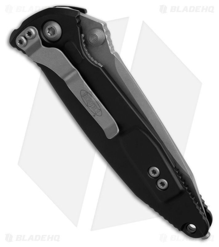 Microtech Socom Elite Manual Tanto Knife Black (4" Apocalyptic Serrated)