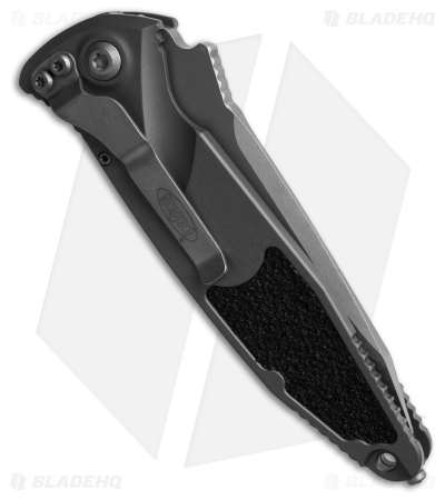 Microtech Socom Elite Tanto Automatic Knife Natural Clear Al (4" AP) 161A-10APNC