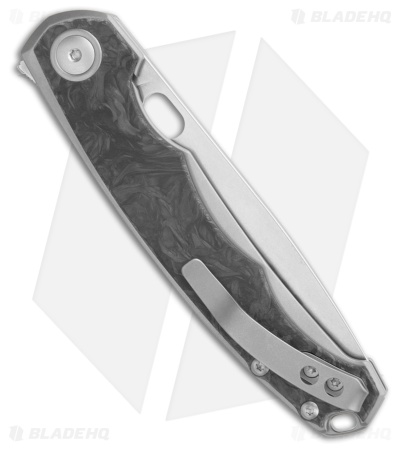 MKM Eclipse MagnaCut Liner Lock Knife Black Dark Matter CF/Ti (3.25" Black)
