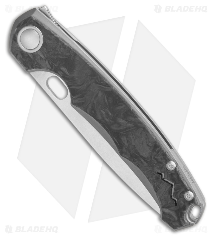 MKM Eclipse MagnaCut Liner Lock Knife Black Dark Matter CF/Ti (3.25" Black)