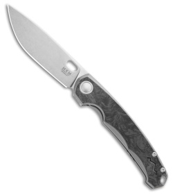 MKM Eclipse MagnaCut Liner Lock Knife Black Dark Matter CF/Ti (3.25" Black)