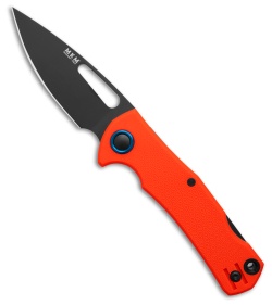MKM LOV Drop Point Lockback Knife Orange FRN (3" Black)