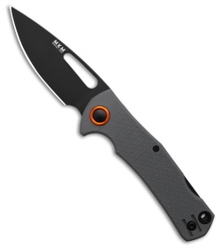 MKM LOV Drop Point Lockback Knife Wolf Gray FRN (3" Black)