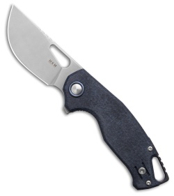 MKM Vincent MagnaCut Standard Knife Blue Denim Canvas Micarta (2.75" Stonewash)